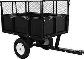 vidaXL Remorcă basculantă mașină de tuns iarba, încărcătură 300 kg