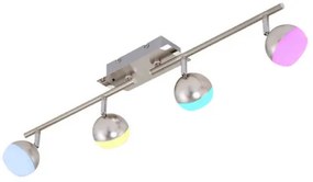 Briloner 2040-042 - LED RGB reglabil BAFFLE 4xLED/3,3W/230V + DO