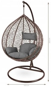 Scaun suspendat maro KOKON cu suport