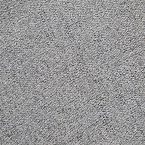 HOMCOM Fotoliu Tapițat din Material Textil cu Pernițe Umplute, Canapea Modernă cu Picioare din Oțel, 76x68x80 cm, Gri
