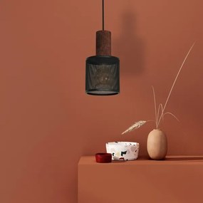 Lustră pe cablu ARES BLACK 1xE27/60W/230V