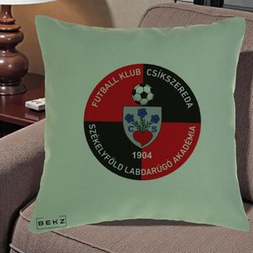 Perna Personalizata FK Csikszereda 1904 Fotbal, 40x40 cm, Verde, Husa Detasabila, Perna Inclusa, BEKZ®