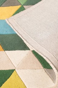 Covor Prism Verde/Multicolor 80X150 cm, Flair Rugs