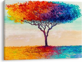 Tablou cu pom pictat (70x50 cm)