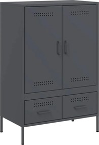 vidaXL Dulap înalt, antracit, 68x39x101,5 cm, oțel