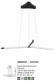 Lustra LED suspendata design modern ODERICK NVL-9100145