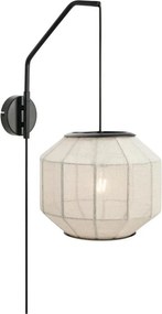 Markslöjd 108957 - Aplica de perete ASUKA 1xE27/60W/230V crem/negru