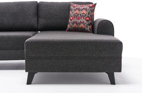 Canapea extensibilă Belli (antracit). 1063001
