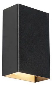 Lampă de perete inteligentă neagră 10 cm inclusiv 2 Wifi G9 - Otan