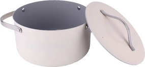 Oala Zilan ZLN0873 din 5 straturi de material, 24 cm diametru, capacitate 5.2l, manere nituite din otel inoxidabil