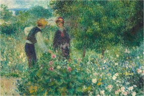Tablou - Auguste Renoir, Picking Flowers, reproducere (90x60 cm)