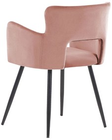 Set 2 buc scaune de sufragerie Shelba (roz) . 1075760