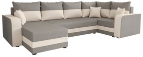 Colțar în formă de U Harmony Long (Gri + crem) (D). 1062040