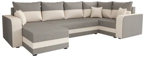 Colțar în formă de U Harmony Long (Gri + crem) (D). 1062040