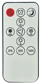 Brilagi - Corp de iluminat LED dimabil ULTRA SLIM 24W/230V, diametru 42 cm, negru + telecomandă