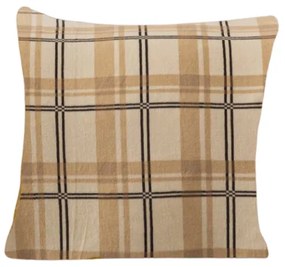 Husa din microplush pentru perna PLAID 40x50 cm crem