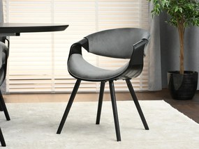 Scaun Bjorn K (gri + negru). 1110940