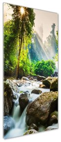 Imagine de sticlă Cascada din pădure