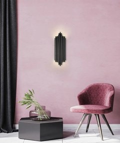 Aplica de perete design minimalist Tub negru