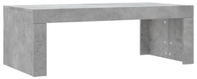 vidaXL Măsuță de cafea, gri beton, 102x50x36 cm, lemn prelucrat