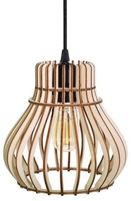 Lustră pe cablu BARREL 1xE27/24W/230V diametru 20 cm