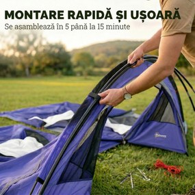 Outsunny Cort familial mare cu verandă | Aosom Romania