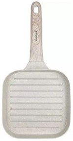 Tigaie grill Klausberg KB 7812, 18.5 cm, Finisaj marmura, Maner Cool Touch, Inductie, Bej