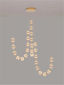 Lustra LED XXL suspendata moderna design elegant BRILLANTE