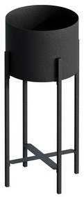 Suport metalic pentru flori GED-026, Mono negru