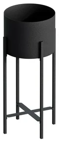 Suport metalic pentru flori GED-026, Mono negru