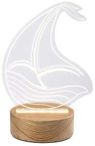 Veioză LED de masă pentru copii AKALI LED/2W/5V 3000K fag barcă Rabalux 76001