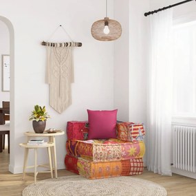 Fotoliu puf modular cu perna, model petice, material textil 1, Peticit, Canapea coltar cu perna