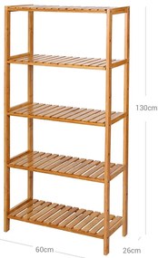 Raft de depozitare din bambus