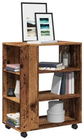 vidaXL Dulap cu roți, lemn vechi, 60x35x75 cm, lemn prelucrat