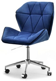 Fotoliu Velma M (albastru marin + crom). 1110442