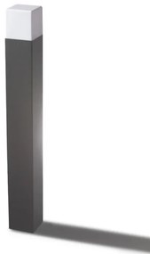 Stalp de iluminat exterior modern IP54 SORANO H-70cm gri