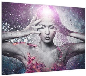 Tablou pe sticlă - Energie (70x50 cm)