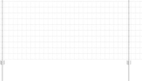 vidaXL Gard cu Stâlp Argintiu 1 x 25 m Oțel