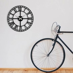Ceas de perete Enzoclock - S002 Black , 48 x 48 cm