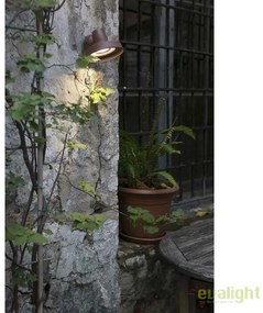 Aplica perete iluminat exterior stil modern BRONX maro 71194
