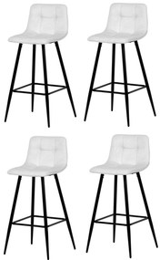Set de scaune de bar B-X7015 WT2, 4 buc