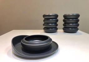 Set 48 Boluri Vulcano Amare (Negru Mat, 1 Litru)