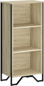 vidaXL Bibliotecă, stejar sonoma, 50x31x106 cm, lemn prelucrat