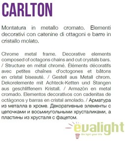 Lustra suspendata moderna design elegant CARLTON SP12 166247
