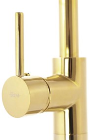 Baterie pentru cada Freestanding Rea Lungo Ortis Auriu Gold