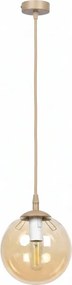 Lustră pe cablu COSMO 1xE14/10W/230V Ø 14 cm bej/bej fumuriu