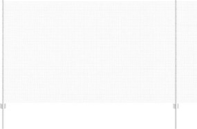 vidaXL Gard cu Stâlp Gri 1,4 x 50 m Oțel și PVC