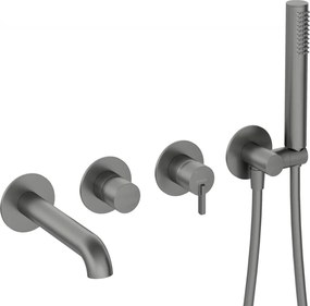 SILIA Baterie de cada cu 4 orificii finisaj titan BQS_D18P