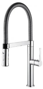 Baterie de chiuvetă cu arc și cap extractibil