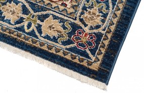 Covor oriental albastru în stil marocan Šírka: 200 cm | Dĺžka: 305 cm